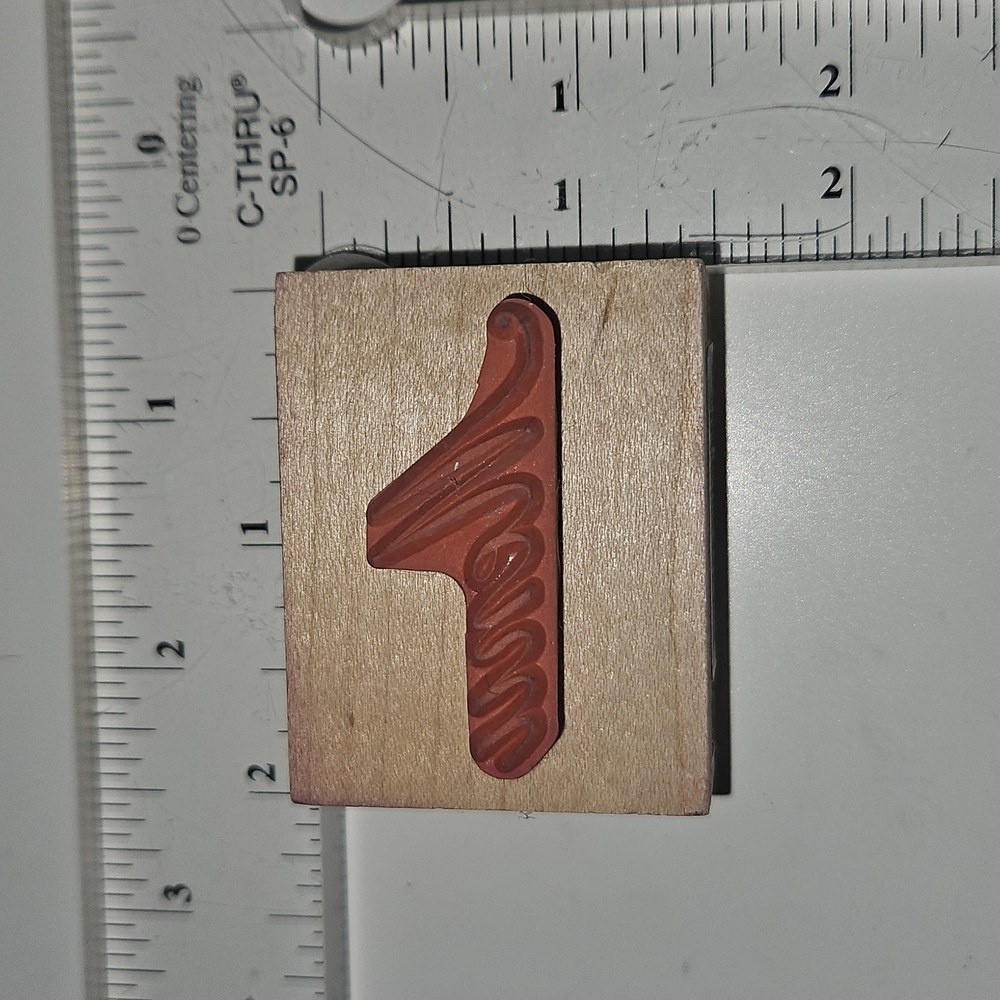Menu Rubber stamp - Picture 2 of 3